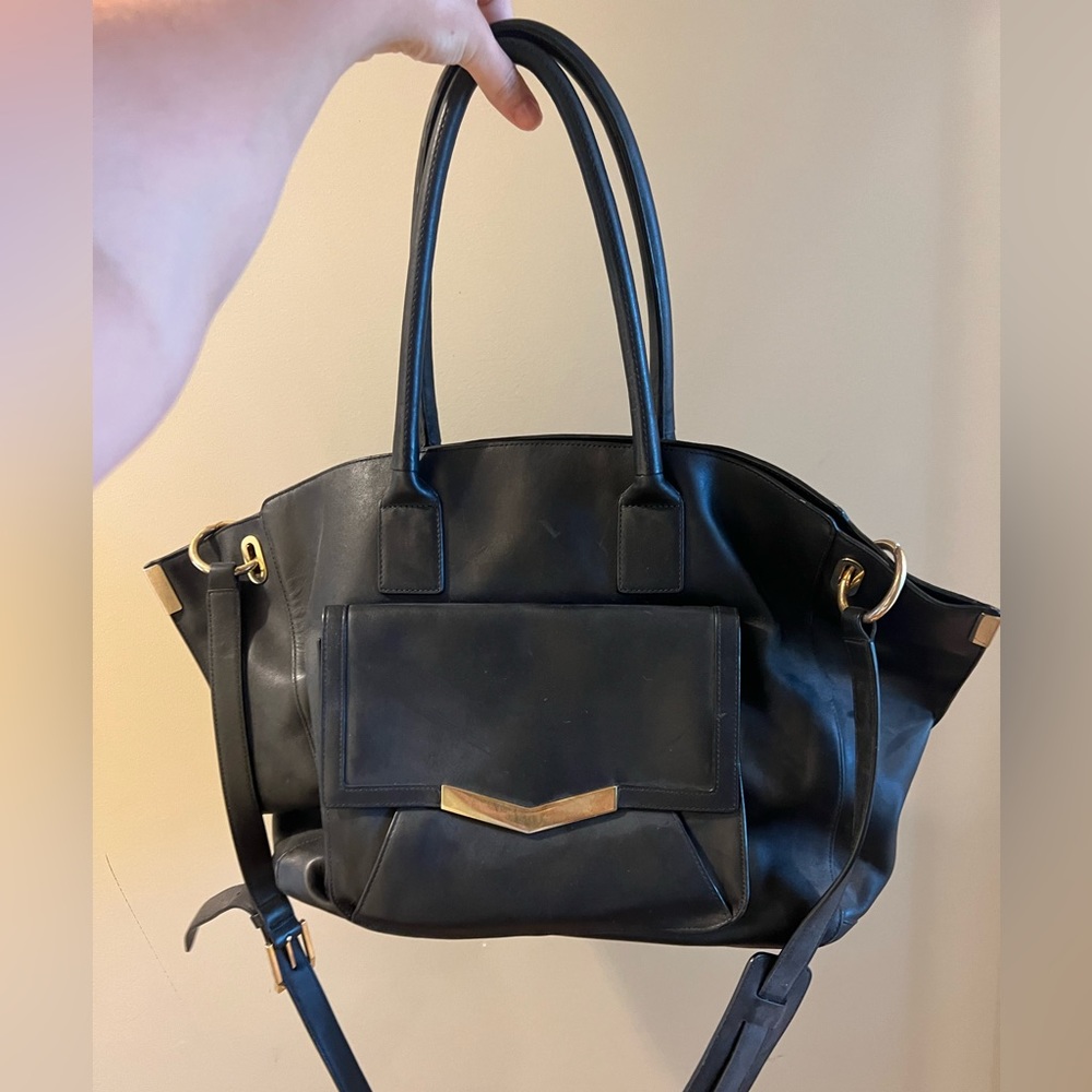 Vintage Time’s Arrow black purse!